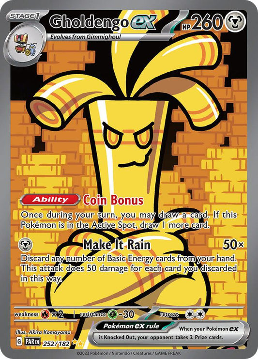 Gholdengo ex 252/182 (SV04: Paradox Rift)  - Holofoil