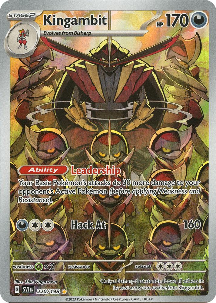 Kingambit 220/198 (SV01: Scarlet & Violet Base Set)  - Holofoil