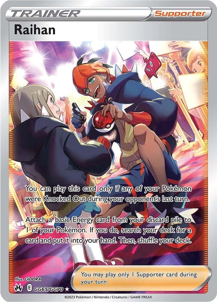 Raihan GG65/GG70 (Crown Zenith: Galarian Gallery)  - Holofoil