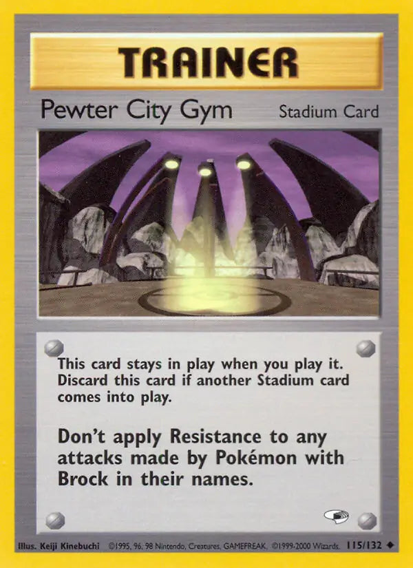 Pewter City Gym 115/132 (Gym Heroes)  - Unlimited
