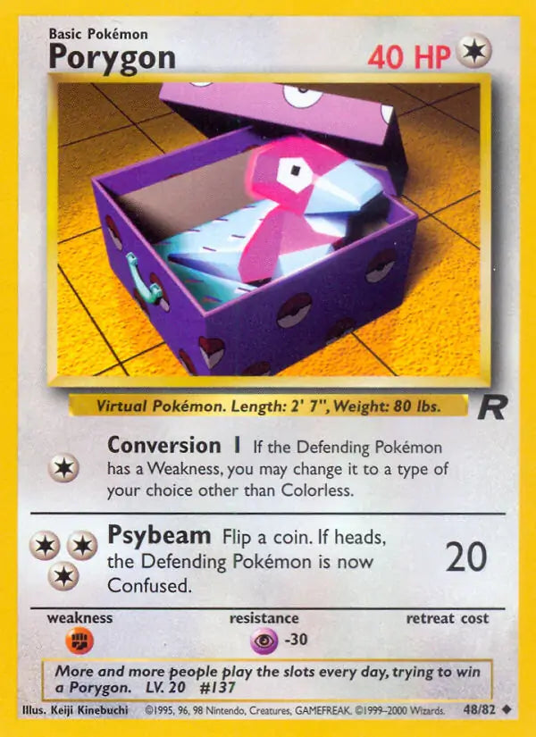 Porygon 48/82 (Team Rocket)  - Unlimited