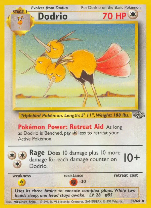 Dodrio 34/64 (Jungle)  - Unlimited