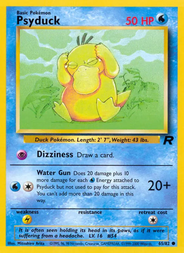 Psyduck 65/82 (Team Rocket)  - Unlimited