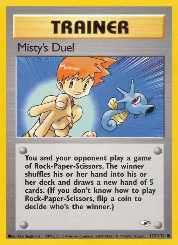 Misty's Duel 123/132 (Gym Heroes)  - Unlimited