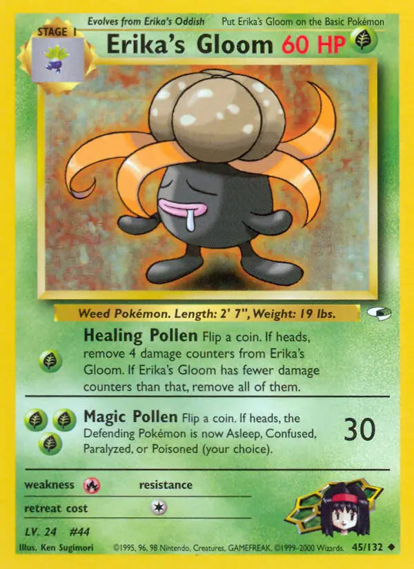Erika's Gloom  045/132 (Gym Heroes)  - Unlimited