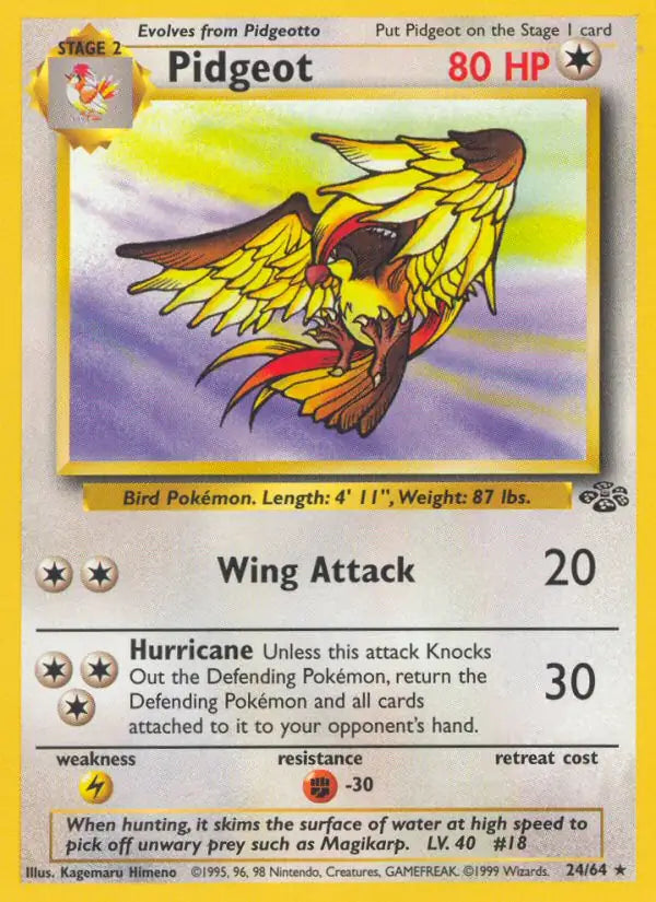 Pidgeot 24/64 (Jungle)  - Unlimited