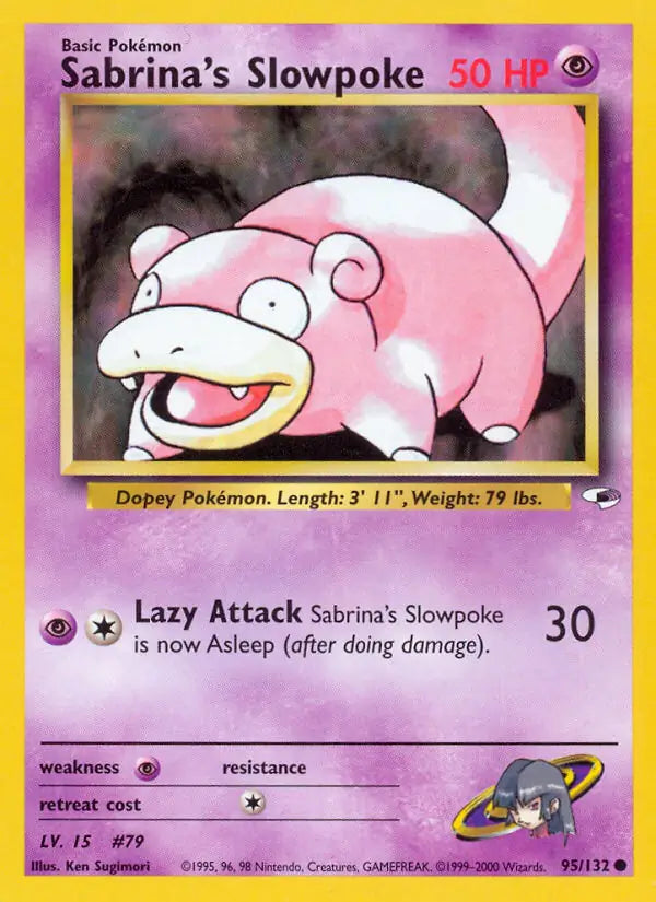 Sabrina's Slowpoke 95/132 (Gym Heroes)  - Unlimited