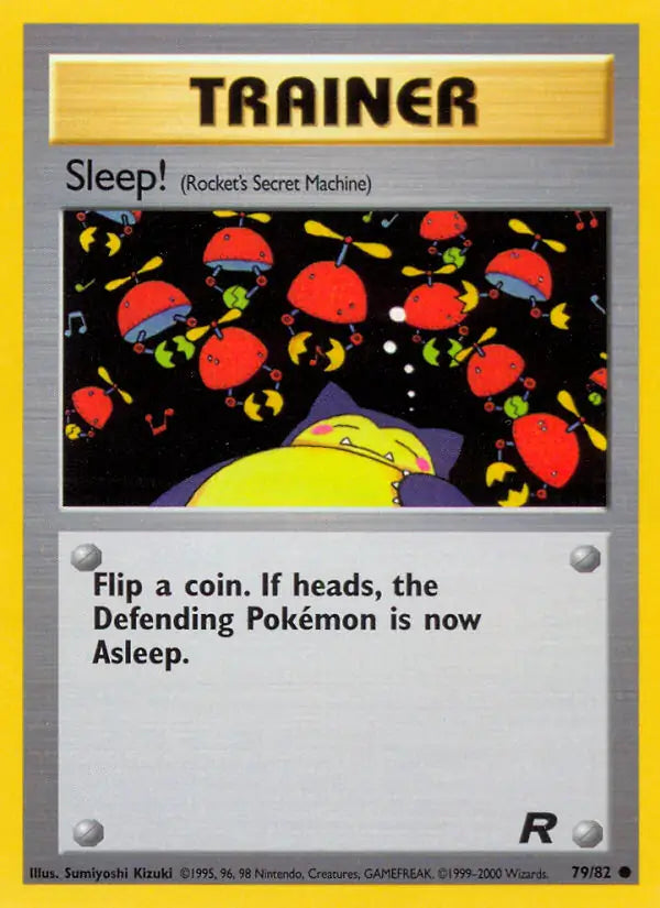 Sleep Rocket's Secret Machine 79/82 (Team Rocket)  - Unlimited