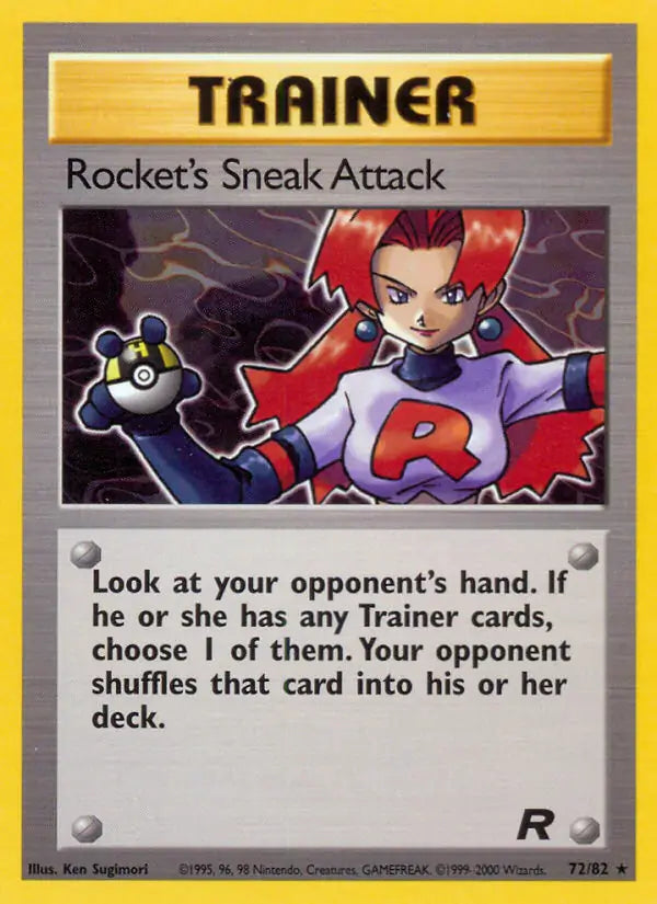 Rocket's Sneak Attack 72/82 (Team Rocket)  - Unlimited