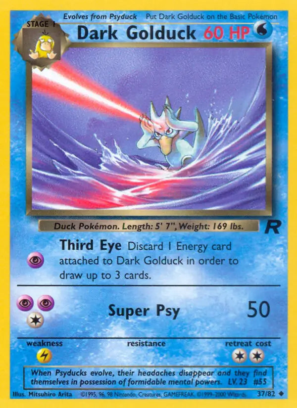 Dark Golduck 37/82 (Team Rocket)  - Unlimited
