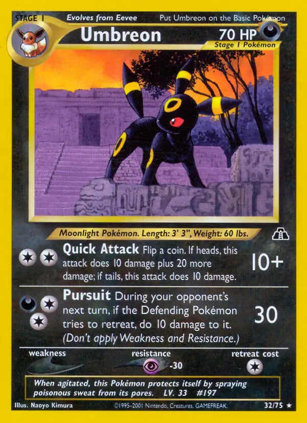 Umbreon 32/75 (Neo Discovery)  - Unlimited