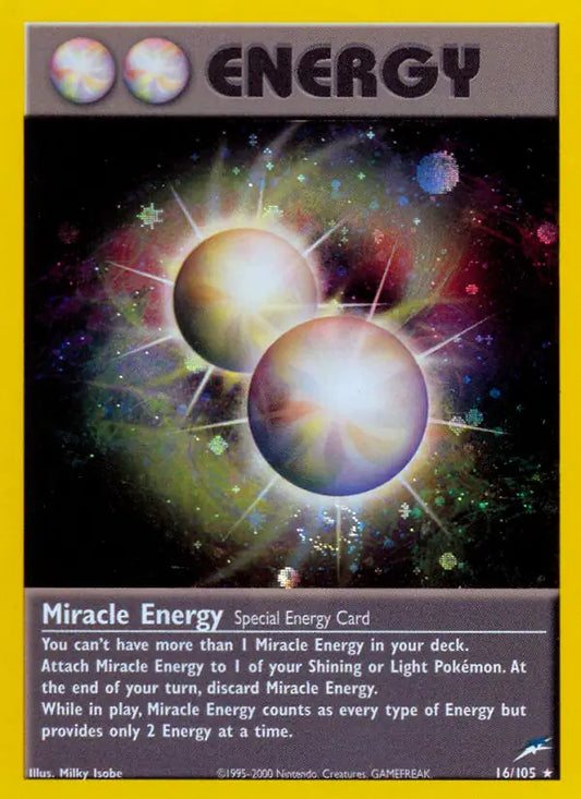 Miracle Energy 016/105 (Neo Destiny)  - Unlimited Holofoil