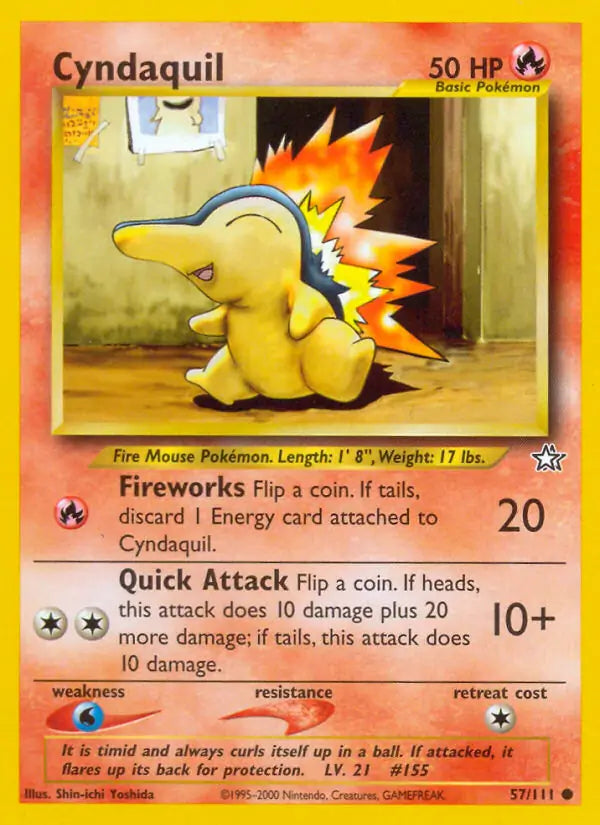 Cyndaquil 057/111 (Neo Genesis)  - Unlimited