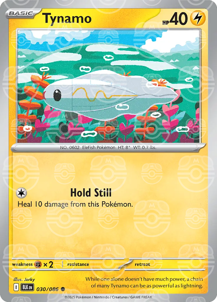 Tynamo 030/086 (SV: Black Bolt)  - Master Ball Holofoil