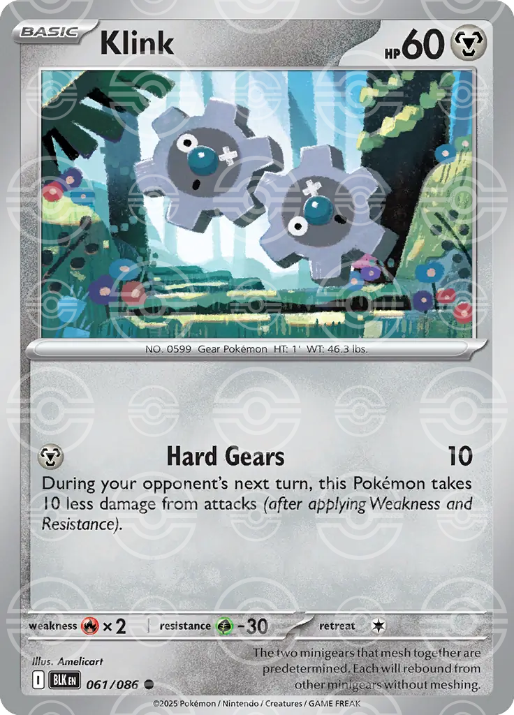Klink 061/086 (SV: Black Bolt)  - Poke Ball Holofoil