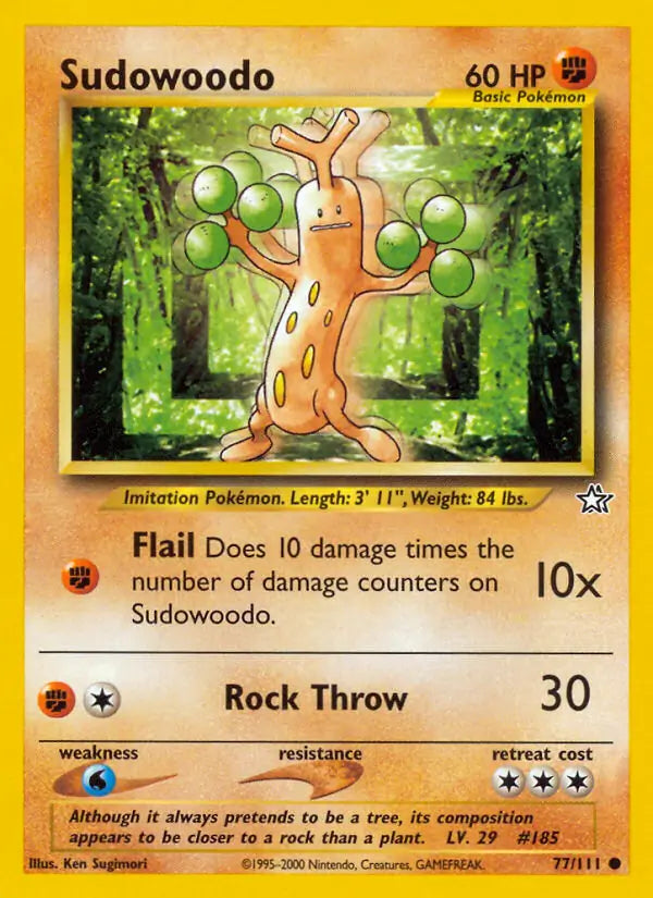 Sudowoodo 077/111 (Neo Genesis)  - Unlimited