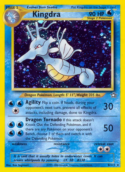 Kingdra 008/111 (Neo Genesis)  - Unlimited Holofoil
