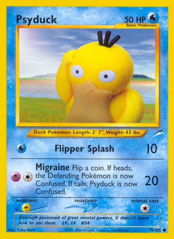 Psyduck 079/105 (Neo Destiny)  - Unlimited