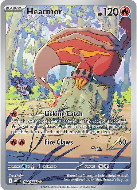 Heatmor 104/086 (SV: White Flare)  - Holofoil
