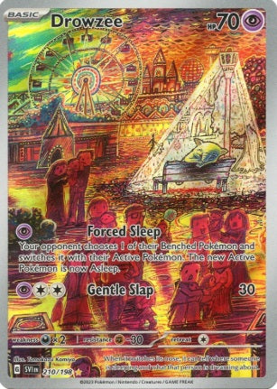 DROWZEE #210 Pokémon 2023 SCARLET & VIOLET BASE - ILLUSTRATION RARE