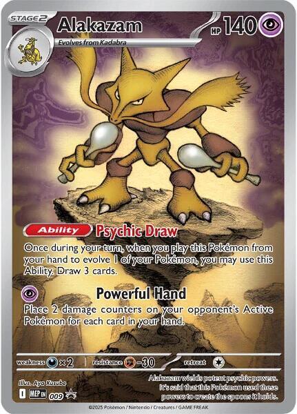 Alakazam 009 (ME: Mega Evolution Promo)  - Holofoil