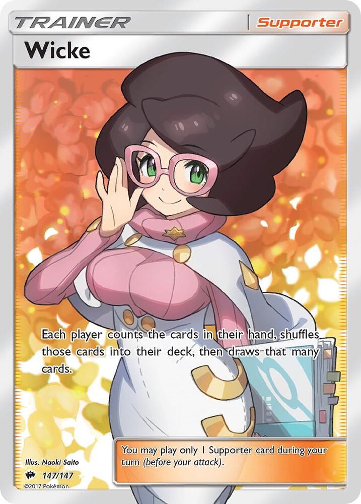 Wicke 147/147 (SM - Burning Shadows)  - Holofoil