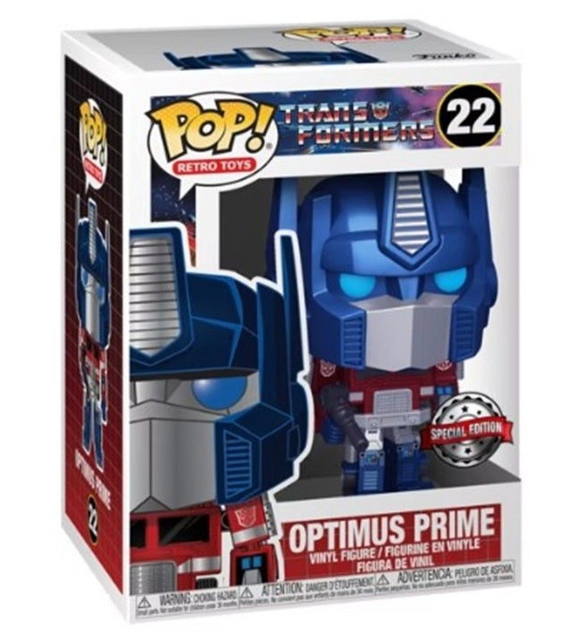 Transformers #22 Optimus Prime Pop Vinyl Figure Special Edition Funko