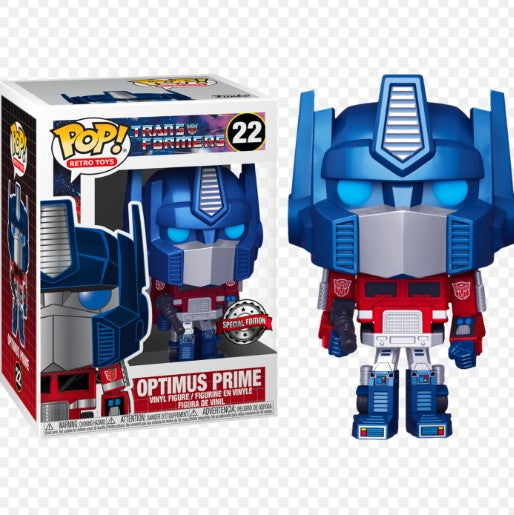 Transformers #22 Optimus Prime Pop Vinyl Figure Special Edition Funko