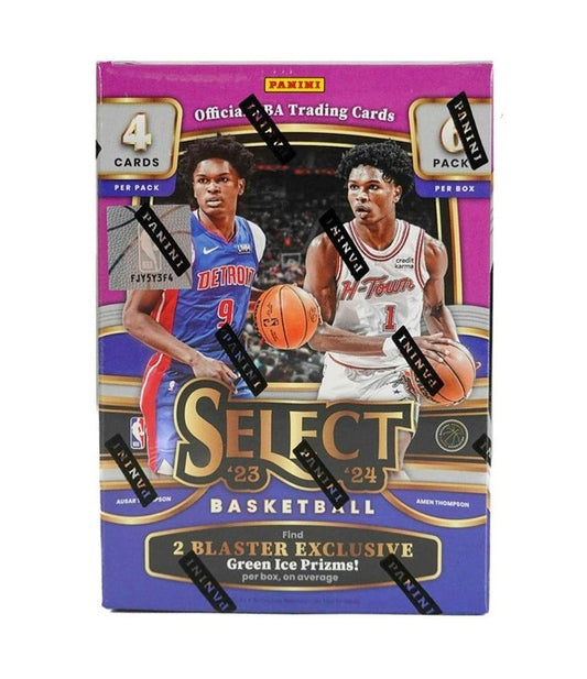 2023/24 Panini Select Basketball 6-Pack Hobby Blaster Box (Green Prizms)