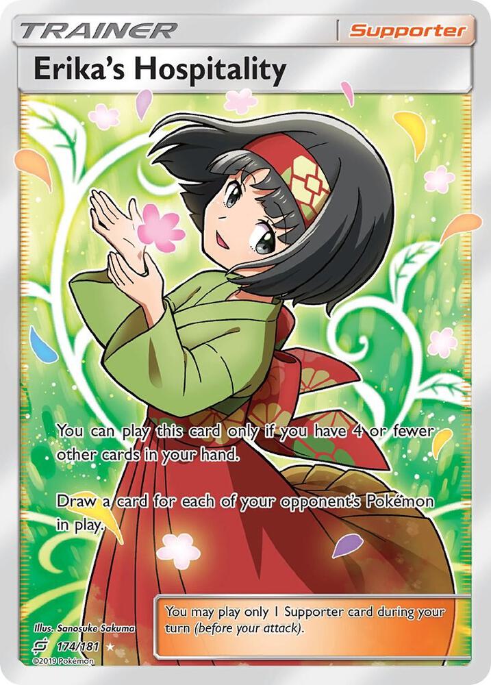 Erika's Hospitality 174/181 (SM - Team Up)  - Holofoil