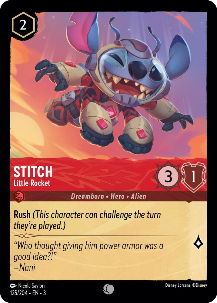 Stitch, Little Rocket 125/204 (Into the Inklands) 