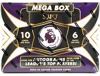 2024/25 Panini Select Premier League EPL Soccer Hobby Mega Box