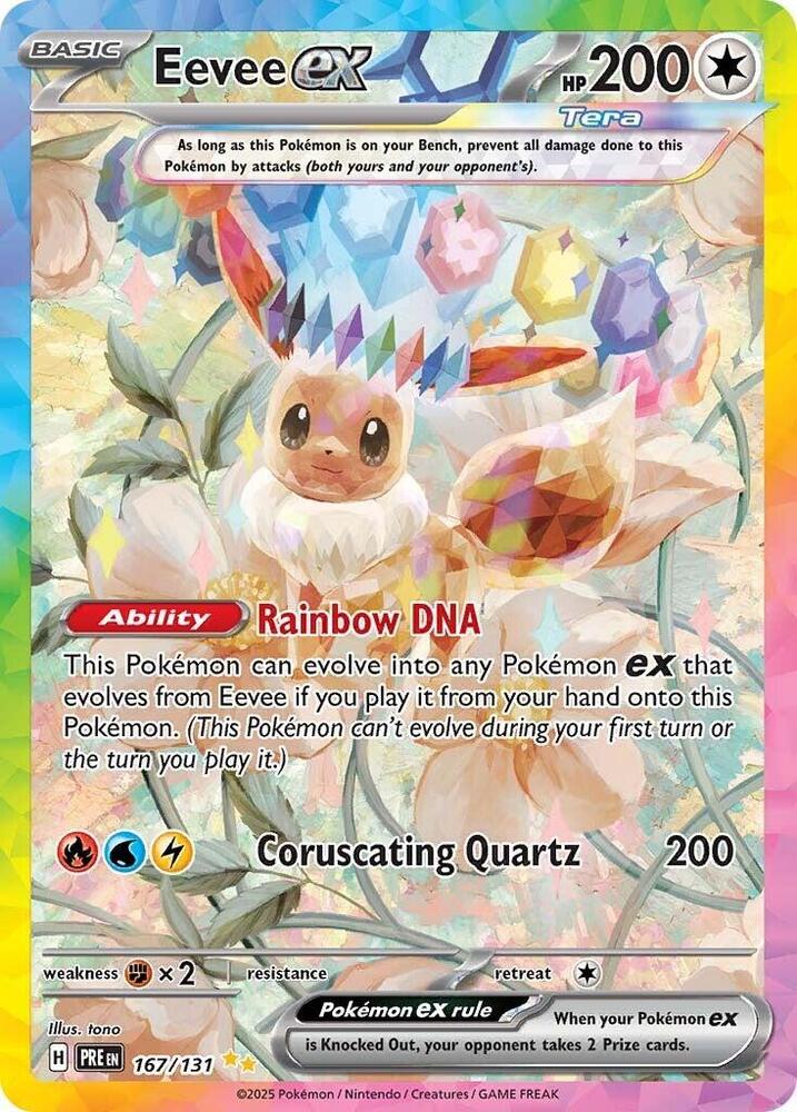 Eevee ex 167/131 (SV: Prismatic Evolutions)  - Holofoil