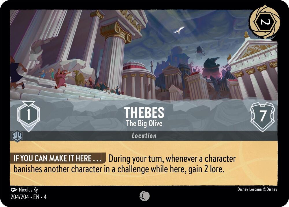 Thebes, The Big Olive 204/204 (Ursula's Return) 