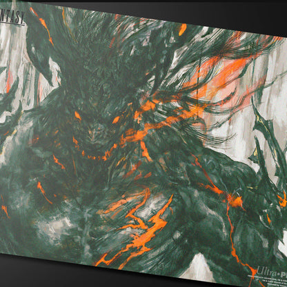 ULTRA PRO Double-Sided Playmat MTG Final Fantasy Clive, Ifrit’s Dominant/Ifrit, Warden of Inferno