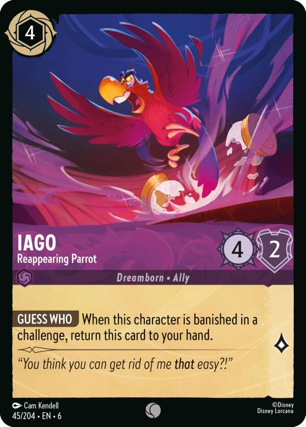 Iago, Reappearing Parrot 45/204 (Azurite Sea) 