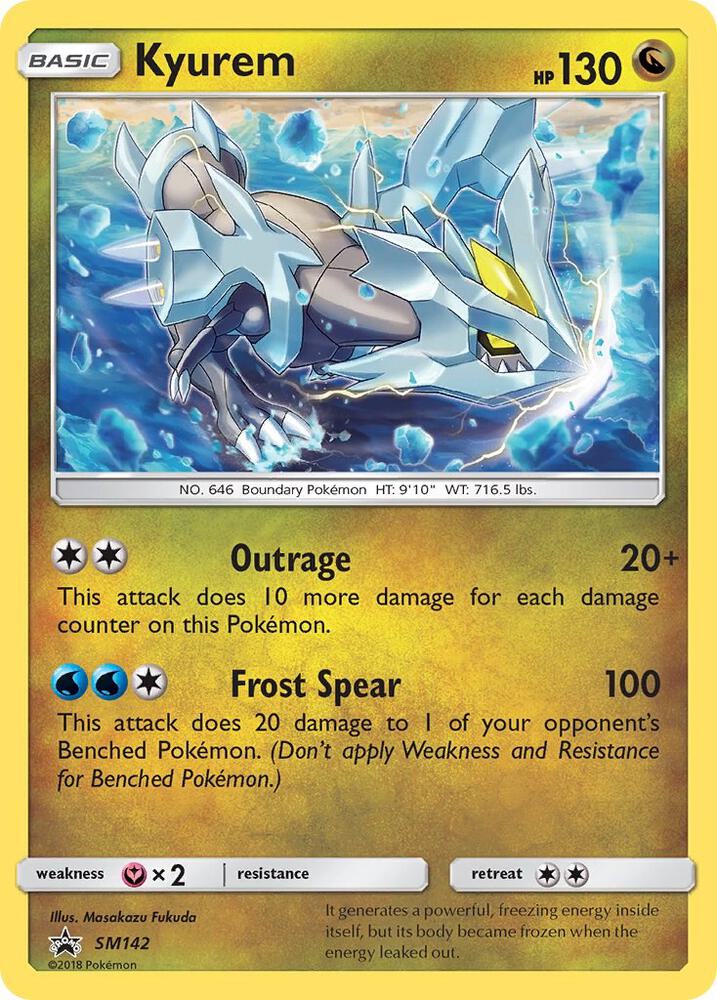 Kyurem SM142 (SM Promos)  - Holofoil