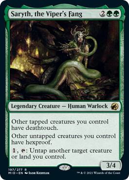 Saryth the Vipers Fang 197/277 (Innistrad: Midnight Hunt) 