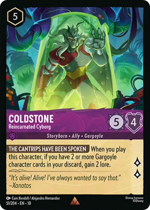 Coldstone, Reincarnated Cyborg 51/204 (Whispers in the Well) 