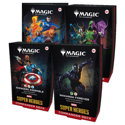 Magic: The Gathering | Marvel Super Heroes - Commander Decks