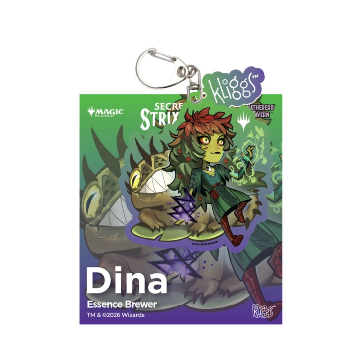 Gatherers Tavern - Keychain - Secrets of Strixhaven - Dina Kliggs