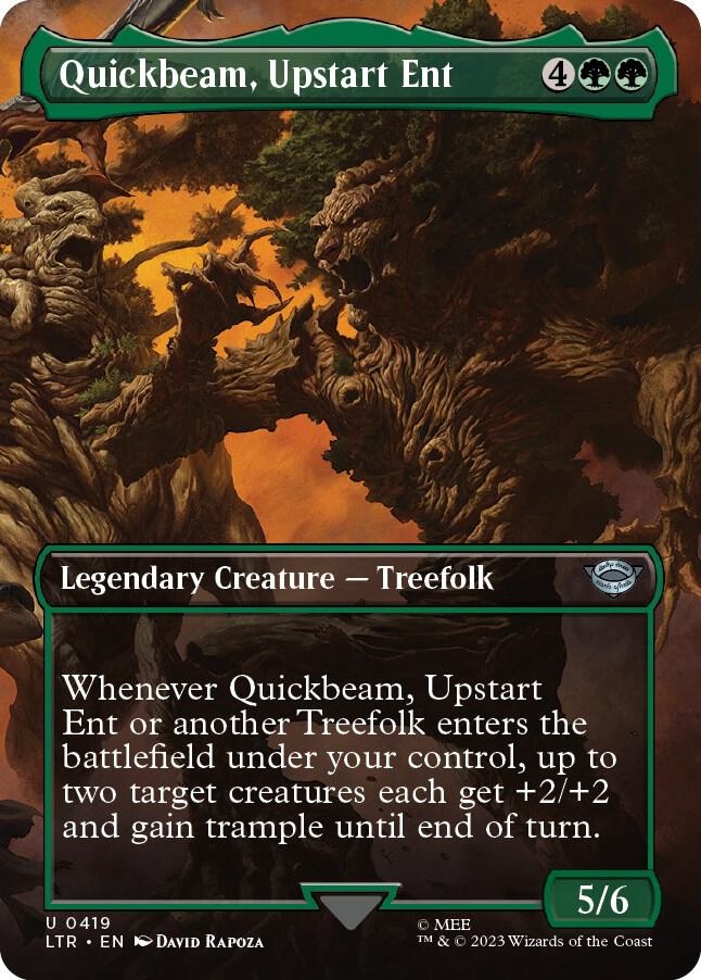 Quickbeam, Upstart Ent 419/281 (Universes Beyond: The Lord of the Rings: Tales of Middle-earth)  - Borderless