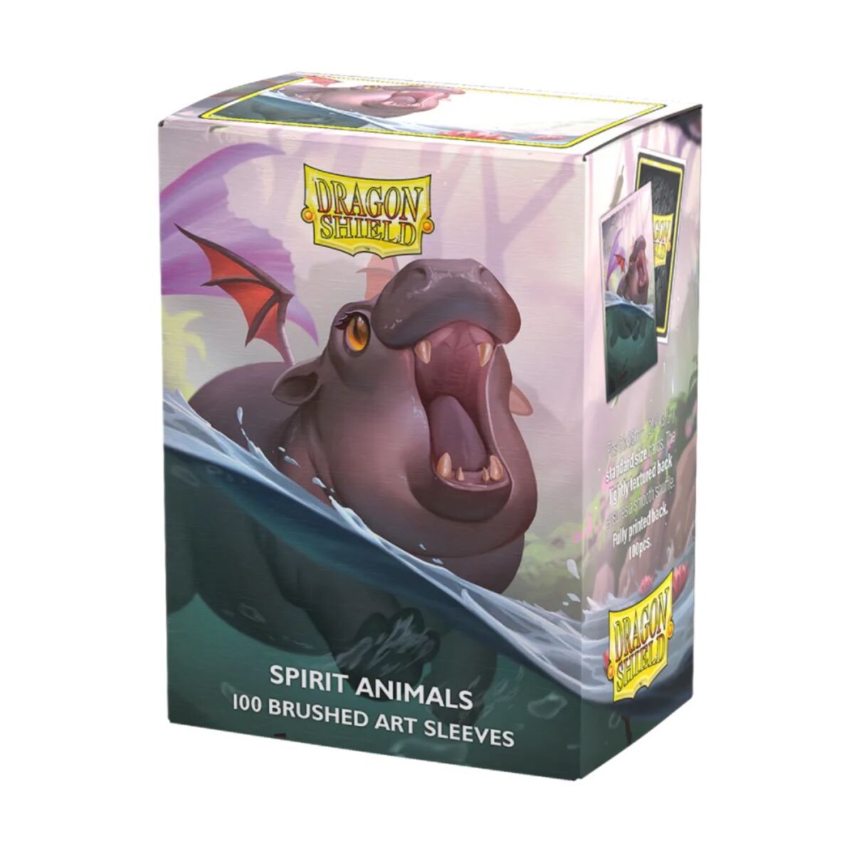 DRAGON SHIELD: SPIRIT ANIMALS - THE SNORTLE - BRUSHED ART SLEEVES - BOX 100 MATTE