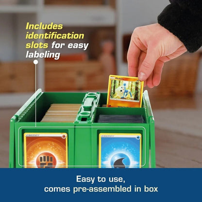 BCW COLLECTIBLE CARD STORAGE BIN - 1600 - GREEN