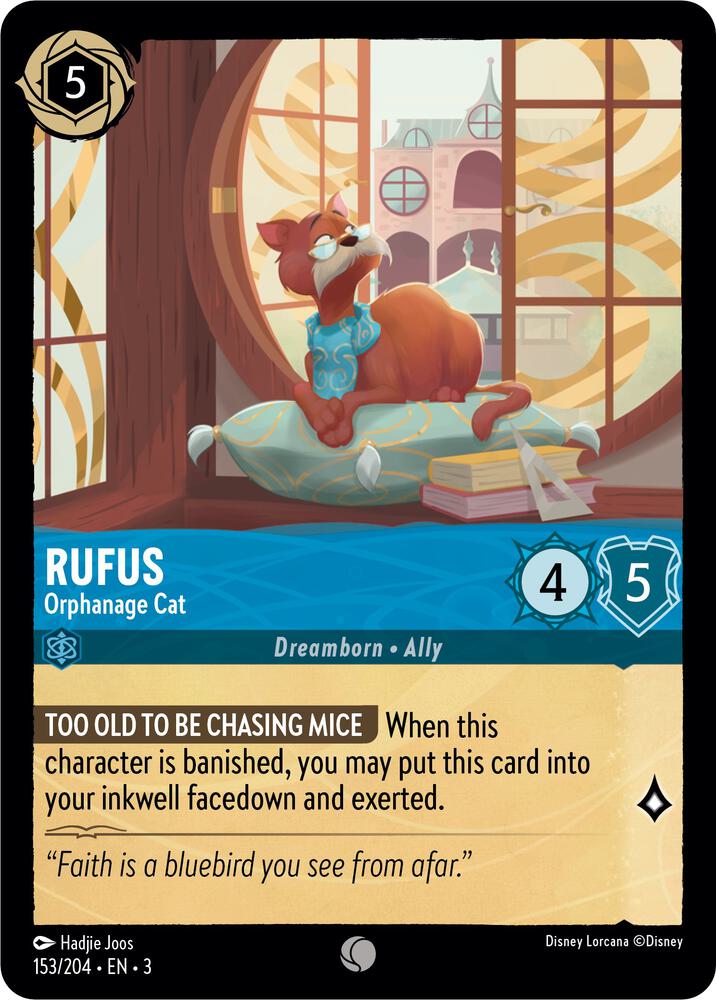 Rufus, Orphanage Cat 153/204 (Into the Inklands) 