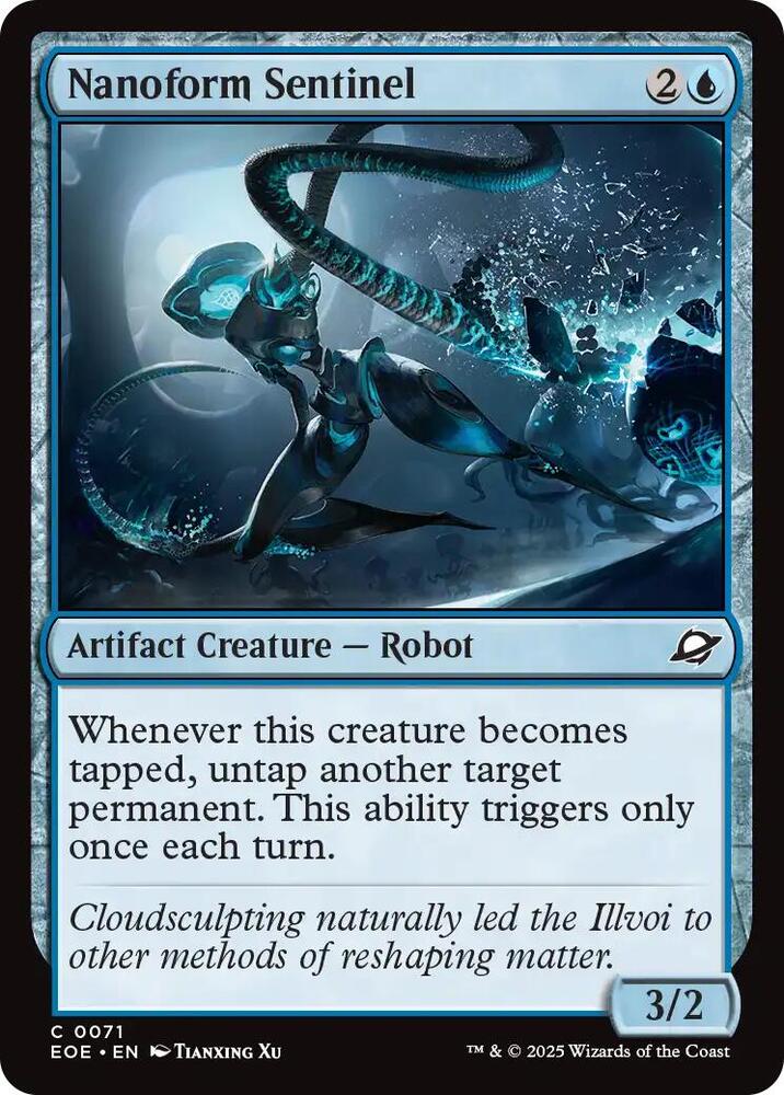 Nanoform Sentinel 71/276 (Edge of Eternities)  - Foil