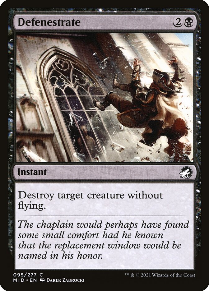 Defenestrate 95/277 (Innistrad: Midnight Hunt) 