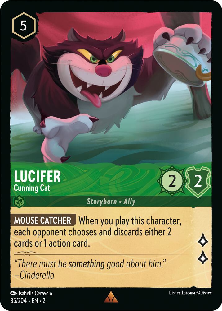 Lucifer, Cunning Cat 85/204 (Rise of the Floodborn) 