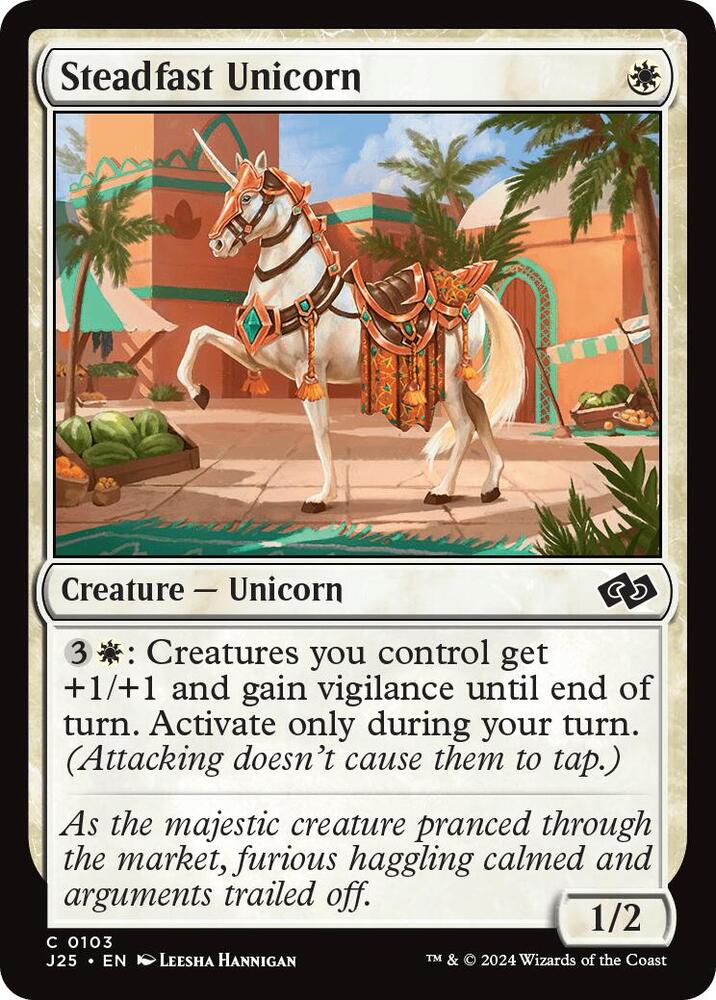 Steadfast Unicorn 103/779 (Foundations Jumpstart) 