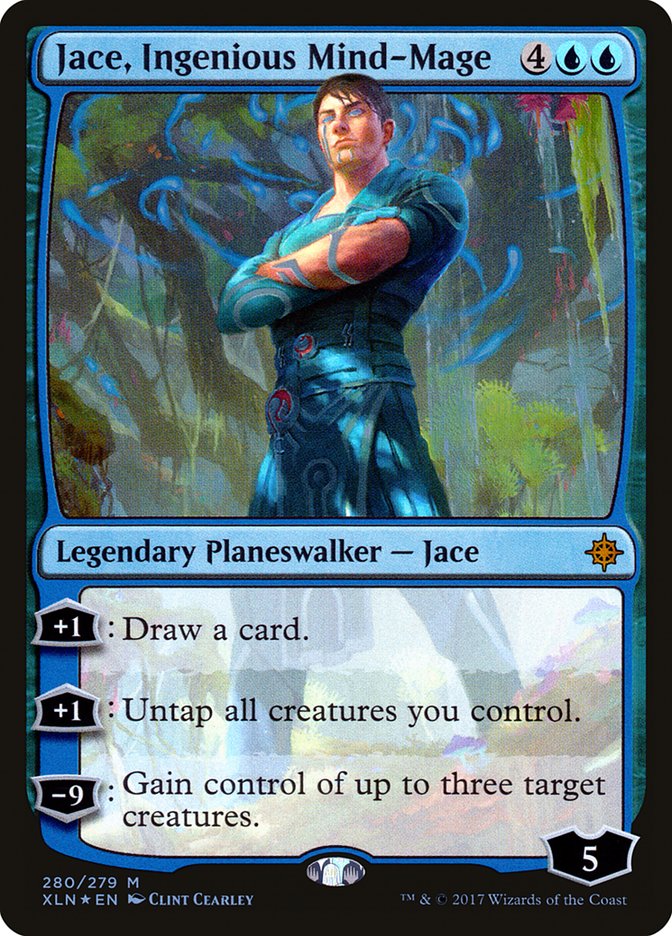 Jace, Ingenious Mind-Mage 280/279 (Ixalan)  - Foil